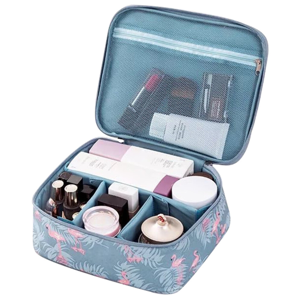 (Bird) Travel Cosmetic Storage Bag Handbag Oxford Cloth Large Capacity Portable Makeup Bag