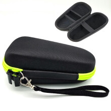 (Fluorescent Green) For Braun Series Electric Shaver EVA Storage Case Portable Anti Shock Travel Bag Protective Organizer
