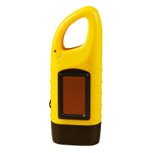 (Yellow) AOTU Outdoor Emergency Solar Power Hand Crank Flashlight LED Hand Crank Power Lights