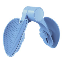(Blue) Pelvic Floor Inner Thigh Exerciser Strengthener Pelvis Recovery Trainer with 3 Holes Adjustment