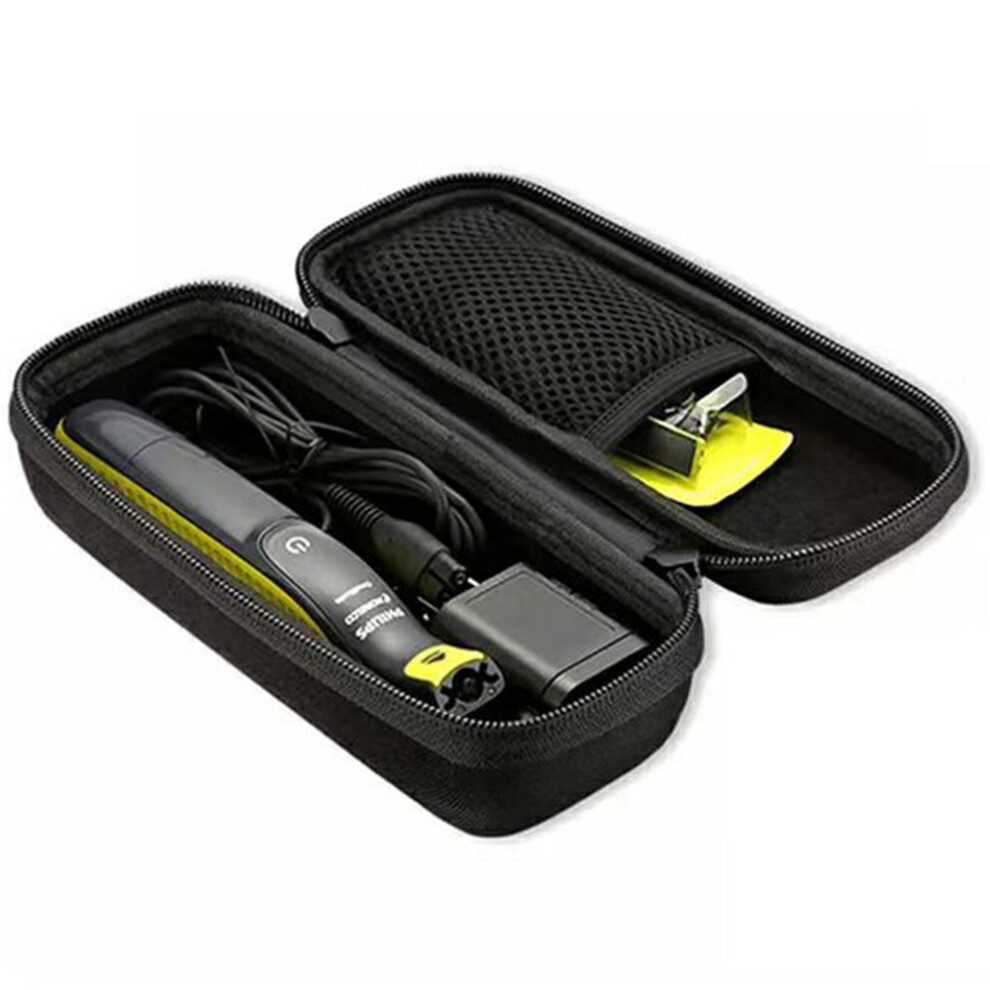 Black (Black) For Philips Oneblade Razor Eva Storage Case Portable Shockproof Travel Bag Shaver Organizer Box