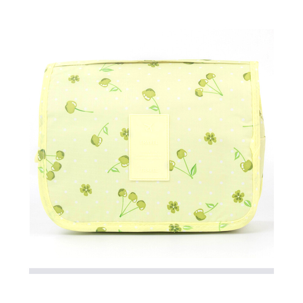 (N) Portable Travel Toiletry Bag Oxford Cloth Waterproof Wash Bag Storage Pouch with Hanging Hook