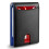 (Plain Texture/Blue) RFID Blocking Microfiber Leather Card Holder Cash Clip Design Men Card Bag Wallet 1