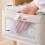 (Grey) Size M Clothes Storage Box Organizer with Clear Window for Wardrobe Closet 2