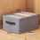 (Grey) 9 Grids Wardrobe Closet Organizer for Clothes Foldable Storage Box 5