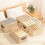 (Beige) 9 Grids Wardrobe Closet Organizer for Clothes Foldable Storage Box 4