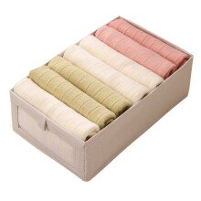 (Beige) Size XL Clear Window Clothes Storage Box Oxford Cloth Closet Wardrobe Organizer