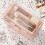 (Blue) Size XL Desktop Cosmetics PP Storage Box Clear Lid Dustproof Makeup Organizer with Handle 5