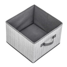 (Grey) MOHO&HOME MDJ-612123 16L Non-Woven Fabric Storage Box Drawer Type Collapsible Clothes Socks Organizer