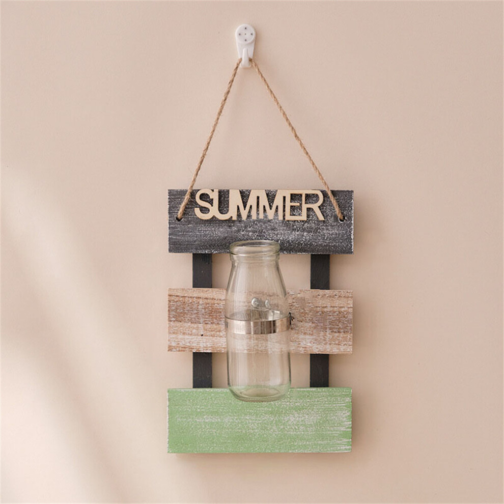 (Summer) 24 x 16.5cm Wall Mounted Water Planting Vase Creative Room Wall Decor Hanging Flower Plant Holder-image-OPC-PJS5Y68-NEW