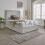 (3ft, 2 Drawers Same Side, Silver) Rio Marble Fabric Divan Bed with Mattress & Headboard 3