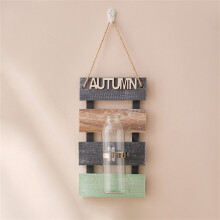 (Autumn) 30 x 16.5cm Wall Mounted Water Planting Vase Creative Room Wall Decor Hanging Flower Plant Holder