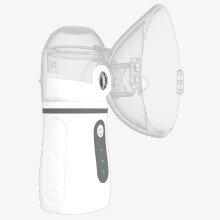 (Grey) N5S Adult Kids Portable Handheld Medical Nebulizer Home Asthma Inhaler Atomizer Nebulizer Machine Health Equipment