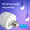 (A) LED Rechargeable Bulb Detachable Base Magnetic Emergency Light 5