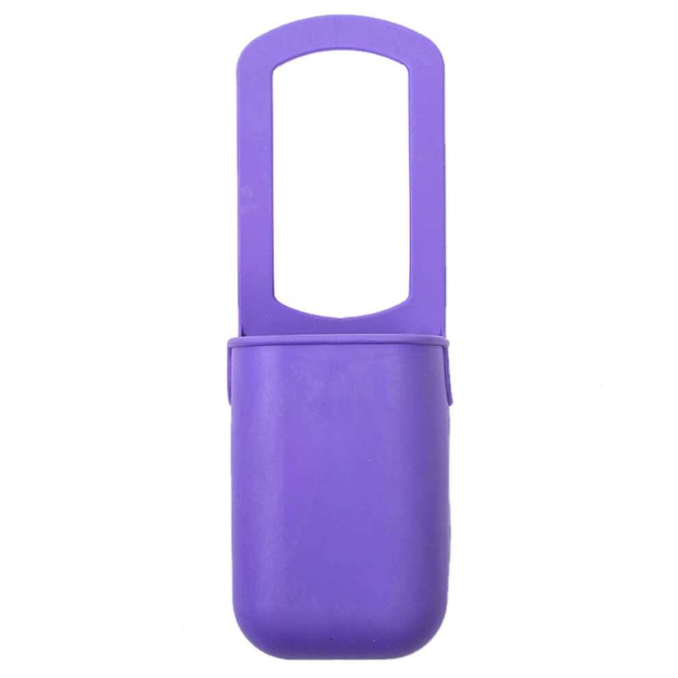 (Purple) Multi-Purpose Stroller Bicycle Wheelchair Cup Holder Tpr Foldable Drink Bottle Holder Purple