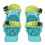 1 Pair Mini Ski Skates Green Nylon Portable 10