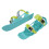 1 Pair Mini Ski Skates Green Nylon Portable 6