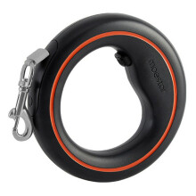 (A) MOESTAR 3m UFO Retractable Dog Leash with Ring Shape Handle (2nd Gen Air 2023),No Light