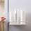 (White) Carbon Steel Magnetic Storage Shelf Kitchen Refrigerator Storage Rack 5