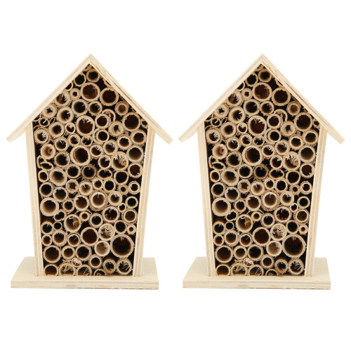 Casette per api in legno, 2 pezzi, 315 g, Colore: come mostrato 1