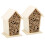 Casette per api in legno, 2 pezzi, 315 g, Colore: come mostrato 13