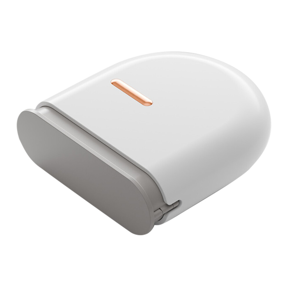 White (White) Tooth Retainer Case Orthodontic Braces Denture Storage Box Cleaning Tools Container
