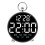 (White) 8029 LED Digital Alarm Clock Multi Function Students Electronic Desk Clock with Large Display 1