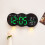 (White Display) 2808 Digital LED Wall Clock Living Room Multi-Function Temperature Date Display Alarm Clock with Light 6