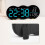 (White Display) 2808 Digital LED Wall Clock Living Room Multi-Function Temperature Date Display Alarm Clock with Light 5