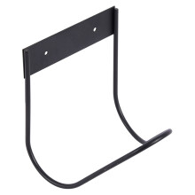 (Black) Water Hose Hanger Garden Wall Mounted Hose Holder Hook Water Pipe Storage Rack