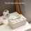 (Black) Creative Building Block Tissue Box Waterproof ABS Wall Mounted Paper Holder 4