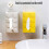 (Black) Creative Building Block Tissue Box Waterproof ABS Wall Mounted Paper Holder 6