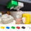 (Black) Creative Building Block Tissue Box Waterproof ABS Wall Mounted Paper Holder 7