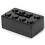 (Black) Creative Building Block Tissue Box Waterproof ABS Wall Mounted Paper Holder 1