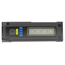 (Grey) STD01 COB Work Light Mini LED Flashlight Aluminum Alloy Magnetic Emergency Inspection Lamp