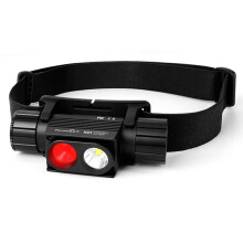 (A) TANK007 H21 Spotlight/Floodlight Dual Light Source Headlamp 1000 Lumens Aluminum Alloy Head Torch