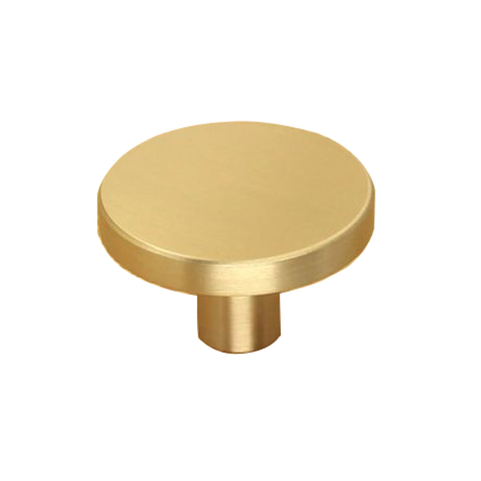 (Brushed Gold) TA-00081 Small Round Brass Decorative Wall Hook Wall Mounted Hanger for Towel Coat Clothes
