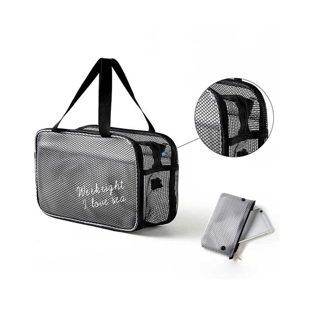 (B) WEEKEIGHT Large Size Portable Waterproof Makeup Toiletry Bag Travel Fitness Swimming Storage Bag-image-OPC-PJS699N-NEW
