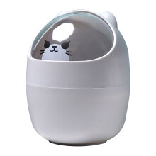 Mini Desktop Trash Can Cute Appearance Large