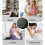 (Black) Magnetic Rotating Countdown Timer Kitchen Student Learning Time Manager Time Reminder with Bracket 2