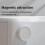 (Black) Magnetic Rotating Countdown Timer Kitchen Student Learning Time Manager Time Reminder with Bracket 8