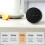 (Black) Magnetic Rotating Countdown Timer Kitchen Student Learning Time Manager Time Reminder with Bracket 3