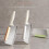 (White) Kitchen Knives Cleavers Sharpener Effortless Cutting Chopping Safe Hand Guard 2