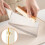 (White) Kitchen Knives Cleavers Sharpener Effortless Cutting Chopping Safe Hand Guard 8