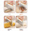 (White) Kitchen Knives Cleavers Sharpener Effortless Cutting Chopping Safe Hand Guard 6