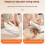 (White) Kitchen Knives Cleavers Sharpener Effortless Cutting Chopping Safe Hand Guard 4