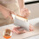 (White) Kitchen Knives Cleavers Sharpener Effortless Cutting Chopping Safe Hand Guard 5