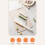 (White) Kitchen Knives Cleavers Sharpener Effortless Cutting Chopping Safe Hand Guard 3