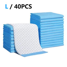 (Size L/40Pcs) Pet Dog Diapers Thicken Strong Water-Absorbing Deodorizing Disposable Pet Pee Pad