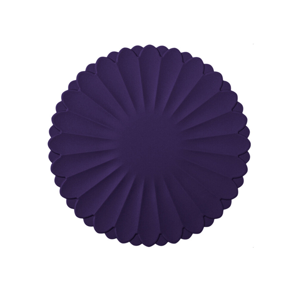 (Purple) 30*30cm Kitchen Heat-insulating Mat Silicone Anti-scalding Placemat Bowl Dish Cup Pad-image-OPC-PJS6CSV-NEW